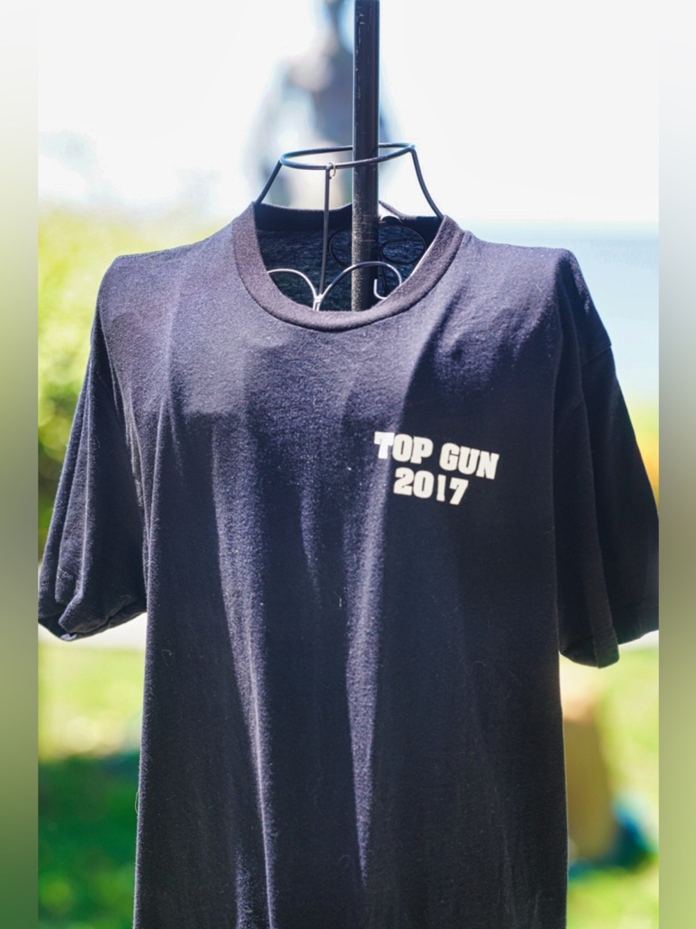 Vintage Top Gun 2017 Event T-Shirt – Black, Next Level Apparel, Size M